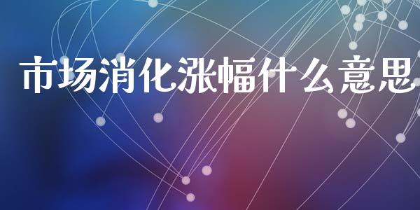 市场消化涨幅什么意思_https://m.gongyisiwang.com_债券咨询_第1张