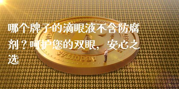 哪个牌子的滴眼液不含防腐剂？呵护您的双眼，安心之选_https://m.gongyisiwang.com_债券咨询_第1张
