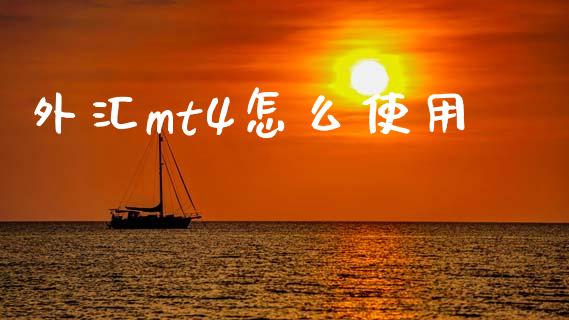 外汇mt4怎么使用_https://m.gongyisiwang.com_商业资讯_第1张