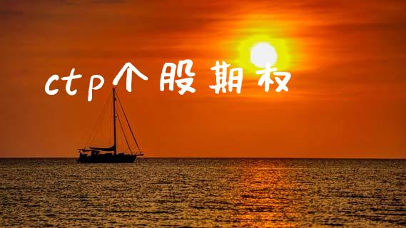 ctp个股期权_https://m.gongyisiwang.com_信托投资_第1张