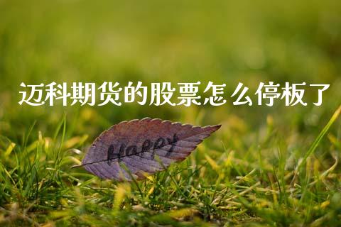 迈科期货的股票怎么停板了_https://m.gongyisiwang.com_商业资讯_第1张