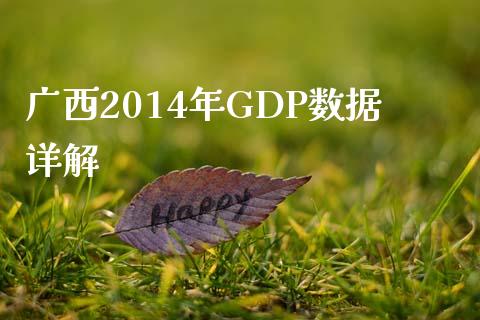 广西2014年GDP数据详解_https://m.gongyisiwang.com_财经咨询_第1张