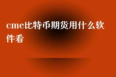 cme比特币期货用什么软件看_https://m.gongyisiwang.com_财经时评_第1张