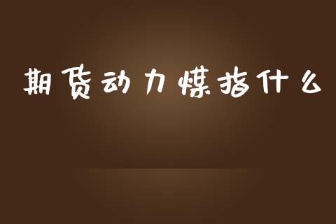 期货动力煤指什么_https://m.gongyisiwang.com_理财投资_第1张