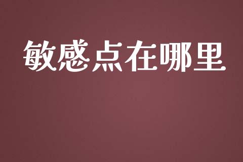 敏感点在哪里_https://m.gongyisiwang.com_理财投资_第1张