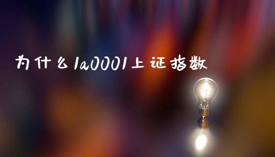 为什么1a0001上证指数_https://m.gongyisiwang.com_理财产品_第1张