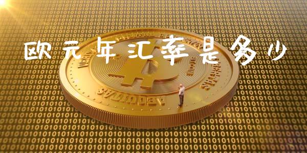 欧元年汇率是多少_https://m.gongyisiwang.com_理财产品_第1张