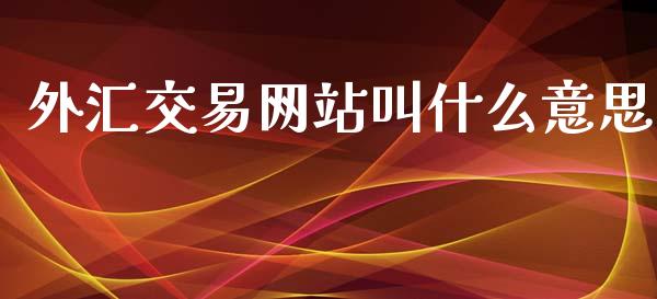 外汇交易网站叫什么意思_https://m.gongyisiwang.com_保险理财_第1张