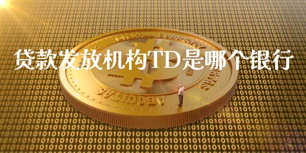 贷款发放机构TD是哪个银行_https://m.gongyisiwang.com_理财产品_第1张