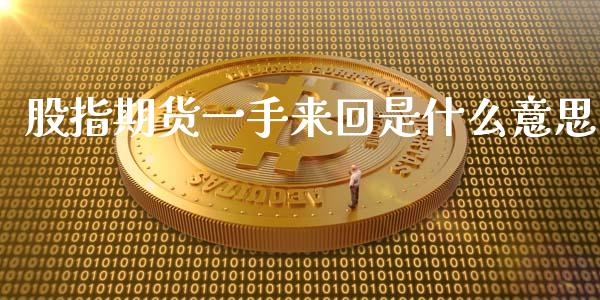 股指期货一手来回是什么意思_https://m.gongyisiwang.com_商业资讯_第1张