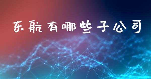 东航有哪些子公司_https://m.gongyisiwang.com_理财投资_第1张