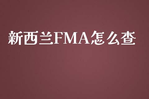 新西兰FMA怎么查_https://m.gongyisiwang.com_信托投资_第1张