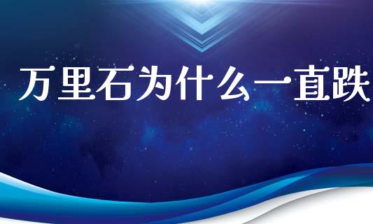 万里石为什么一直跌_https://m.gongyisiwang.com_商业资讯_第1张