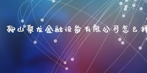 鞍山聚龙金融设备有限公司怎么样_https://m.gongyisiwang.com_财经时评_第1张